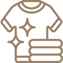 sparkling laundry clothes icon